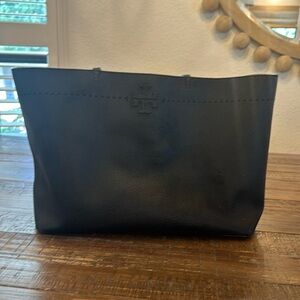 Loved Tory Burch large black tote